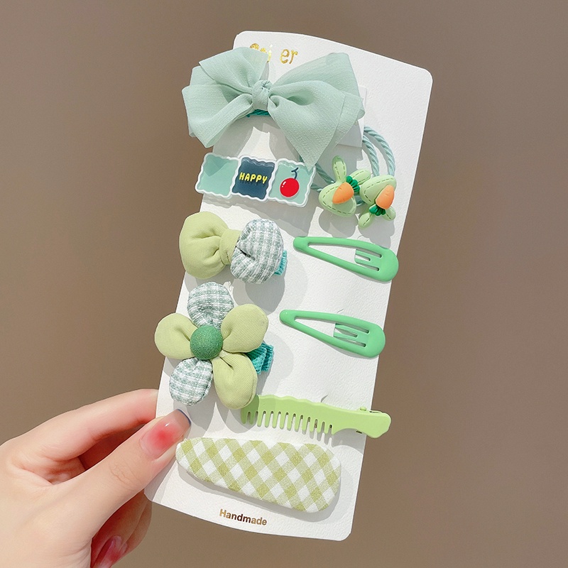 Set 14 Kẹp Tóc Mái Dễ Thương Cho Bé Gái