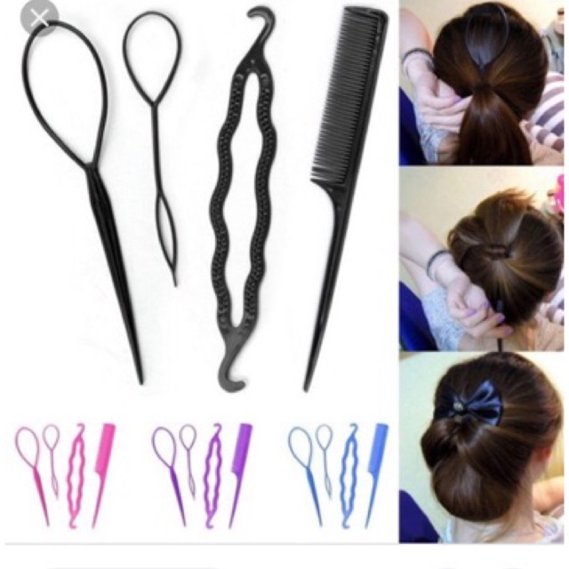 12 Bộ búi tóc 4 món