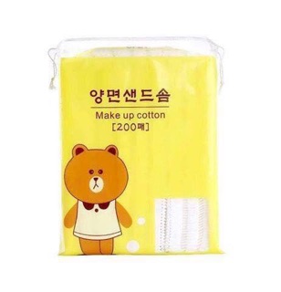 Bông tẩy trang gấu vịt