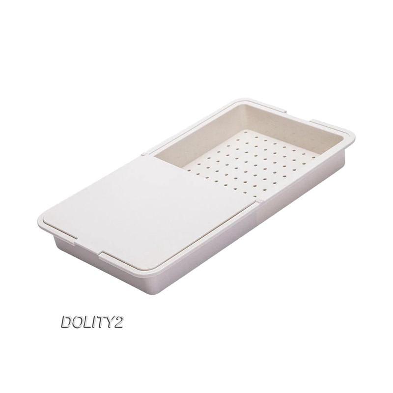 Set 2 Thớt Cắt Thực Phẩm Có Lỗ Thoát Nước Linh Hoạt