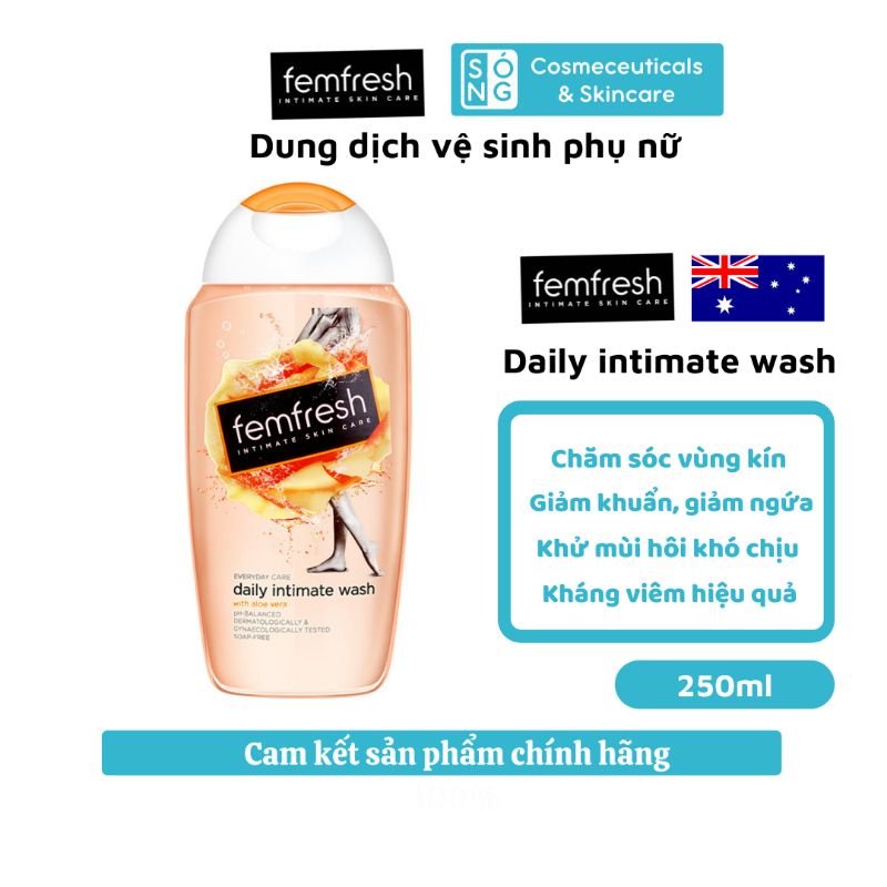 [AUTH] Dung Dịch Vệ Sinh Phụ Nữ Femfresh Daily Intimate Wash 250ml