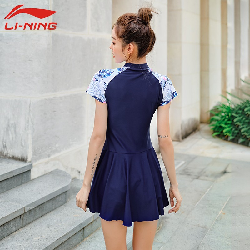 bộ đồ nữÁo tắm một mảnh của phụ nữ Li Ning kiểu váy năm 2020 suối nước nóng mới che bụng mỏng và bảo thủ cỡ lớn1 | BigBuy360 - bigbuy360.vn