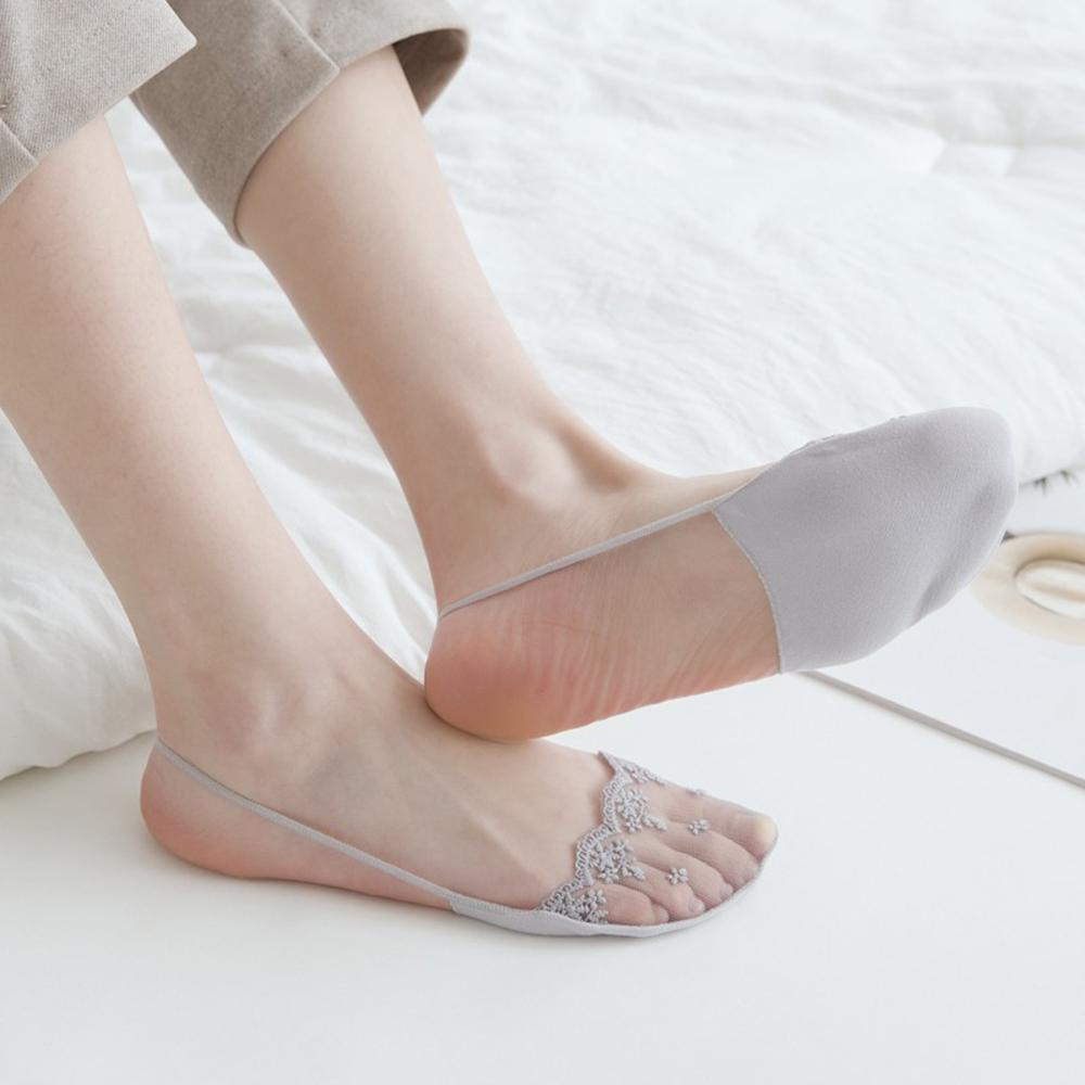 Vớ Ngắn Màu Trơn Thời Trang Mùa Hè Cho Giày Cao Gót BACK2LIFE