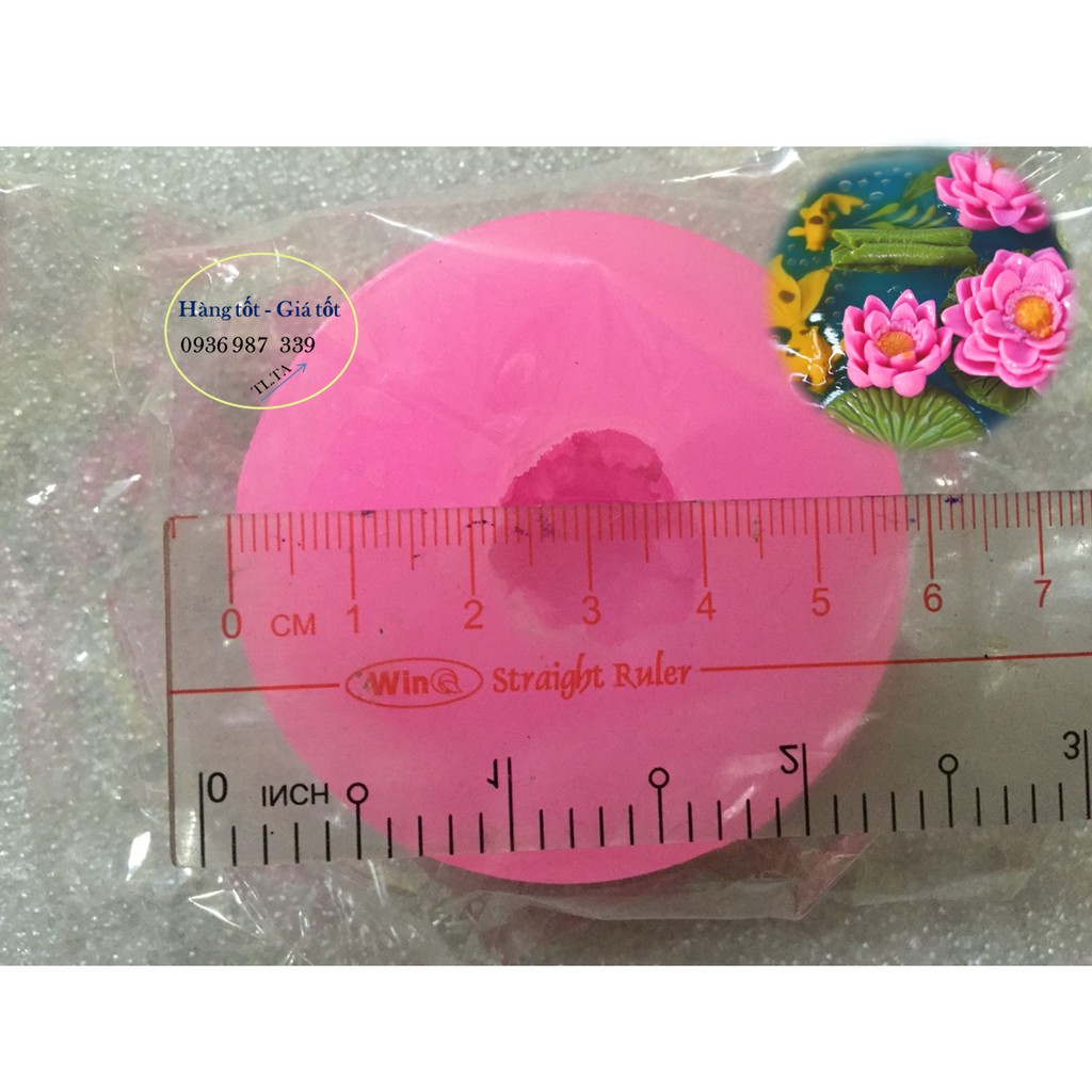 KHUÔN SILICON HOA SEN ĐẸP