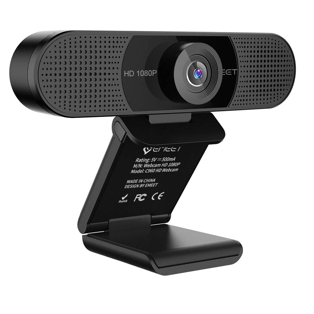 Webcam họp trực tuyến góc siêu rộng, fullHD, tự động lấy nét, căn chỉnh độ sáng | Emeet C960 | BigBuy360 - bigbuy360.vn