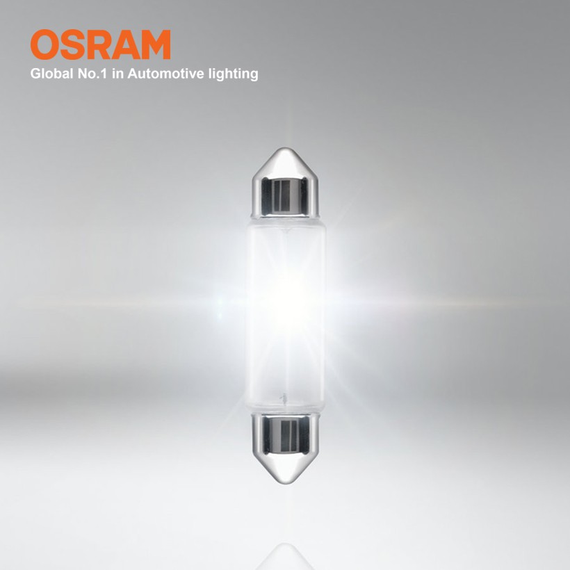 Combo 10 Bóng Đèn Cana Dài OSRAM Original C5W 24V 10W - Nhập Khẩu Chính Hãng