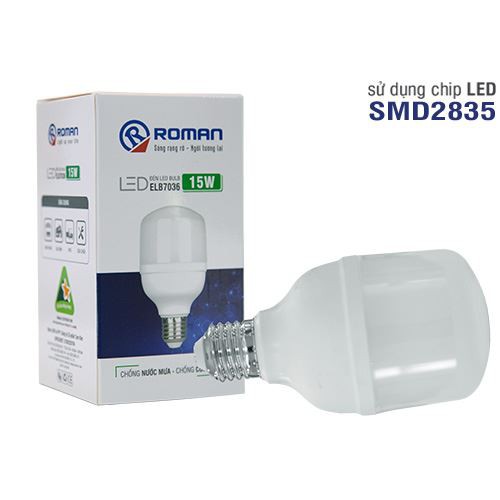 Bóng đèn led trụ Bulb Roman 20W, 30W, 36W, 40W