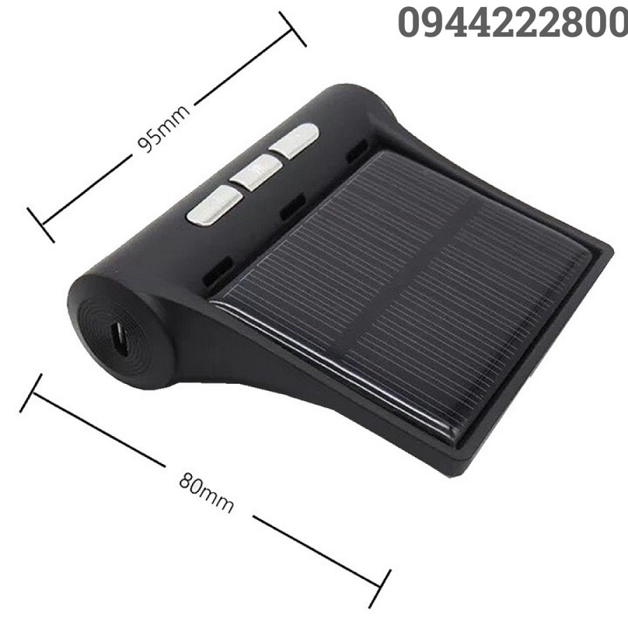 Cảm Biến Áp Suất Van Lốp Ngoài Ô Tô – Pin Sạc Năng Lượng Mặt Trời – Màn Hình LCD