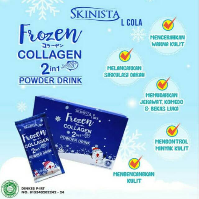 (hàng Mới Về) Bột Collagen 2 Trong 1 Skinista Frozen