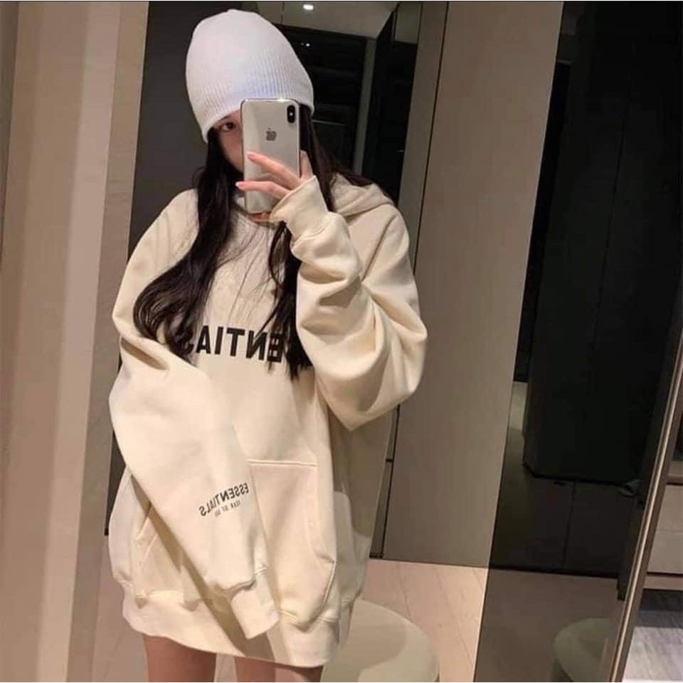 Áo hoddie nỉ bông dầy dặn form to dáng rộng unisex vanmiushop