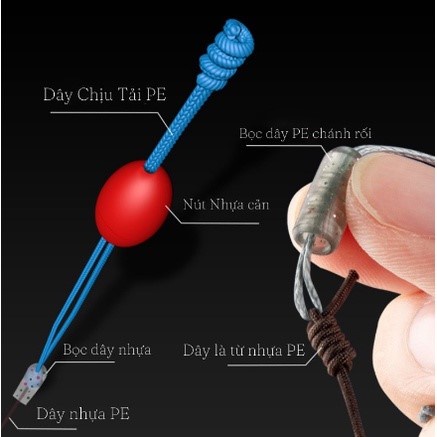 Trục Câu Đài 3260 Trục Buộc Sẵn Cước Câu Cá Tàng Hình Chuyên Săn Hàng Có Đủ Size