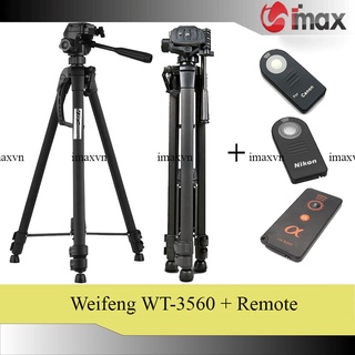 Chân máy ảnh Weifeng WT3560 + Remote cho máy ảnh thumbnail