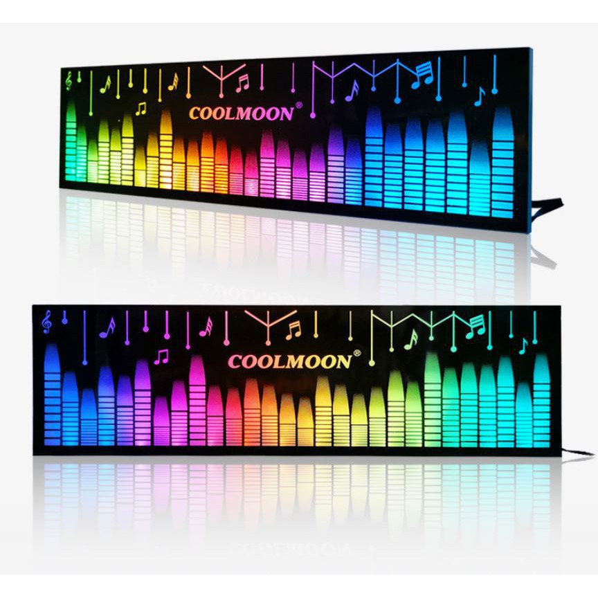 FFF4 LD0 Cover Che Nguồn Máy Tính Coolmoon Led RGB 16 Triệu Màu - Đồng Bộ Hub Điều Khiển 12 3