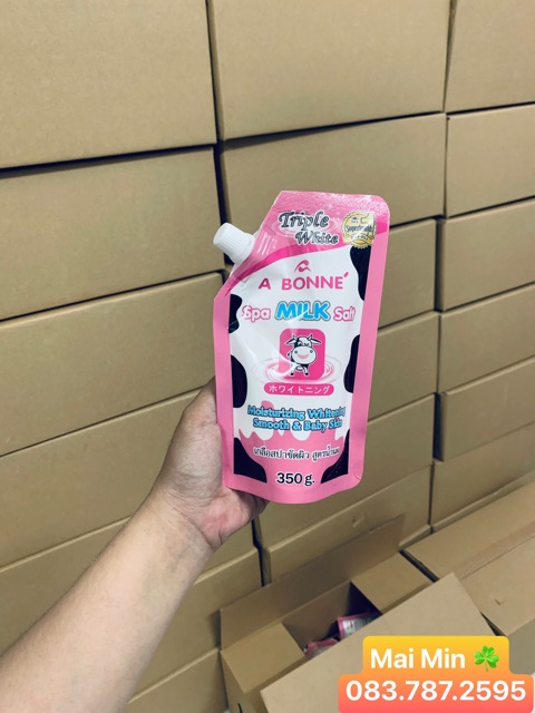 Muối tắm bò tẩy tế bào chết Abonne 350gr | BigBuy360 - bigbuy360.vn
