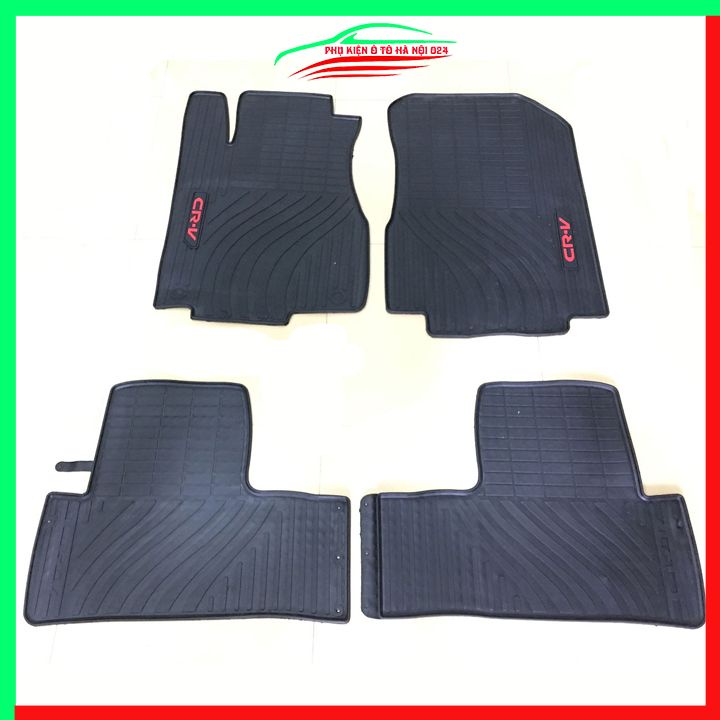 Thảm lót sàn cao su cho xe CRV 2021-2022 hàng chuẩn theo xe chịu lực tốt