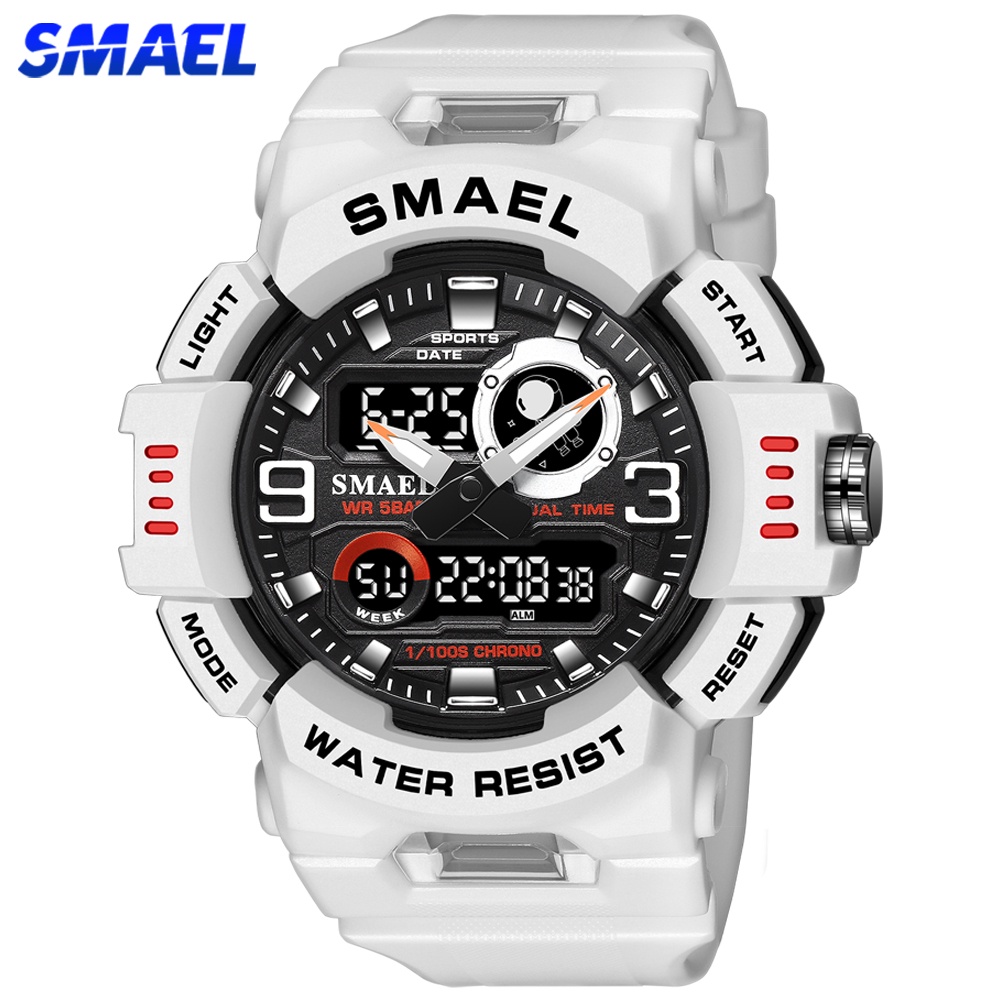Smael Đồng Hồ Thể Thao Điện Tử Màn Hình LED Chống Thấm Nước Dành Cho Nam