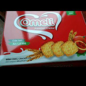 Bánh Omeli cracker gấc/khoai tây 400g