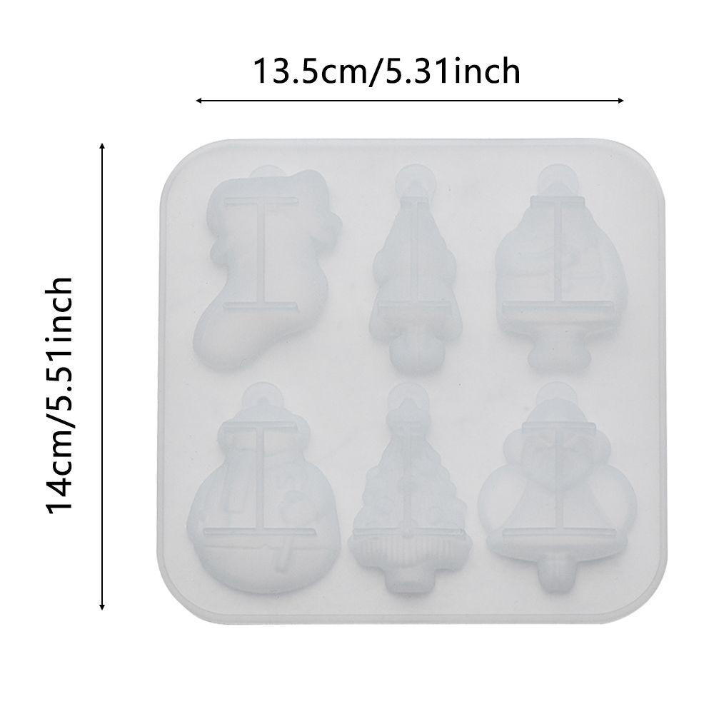 Khuôn Làm Trang Sức Bằng Nhựa Resin Epoxy Hình Cây Thông Giáng Sinh DIY