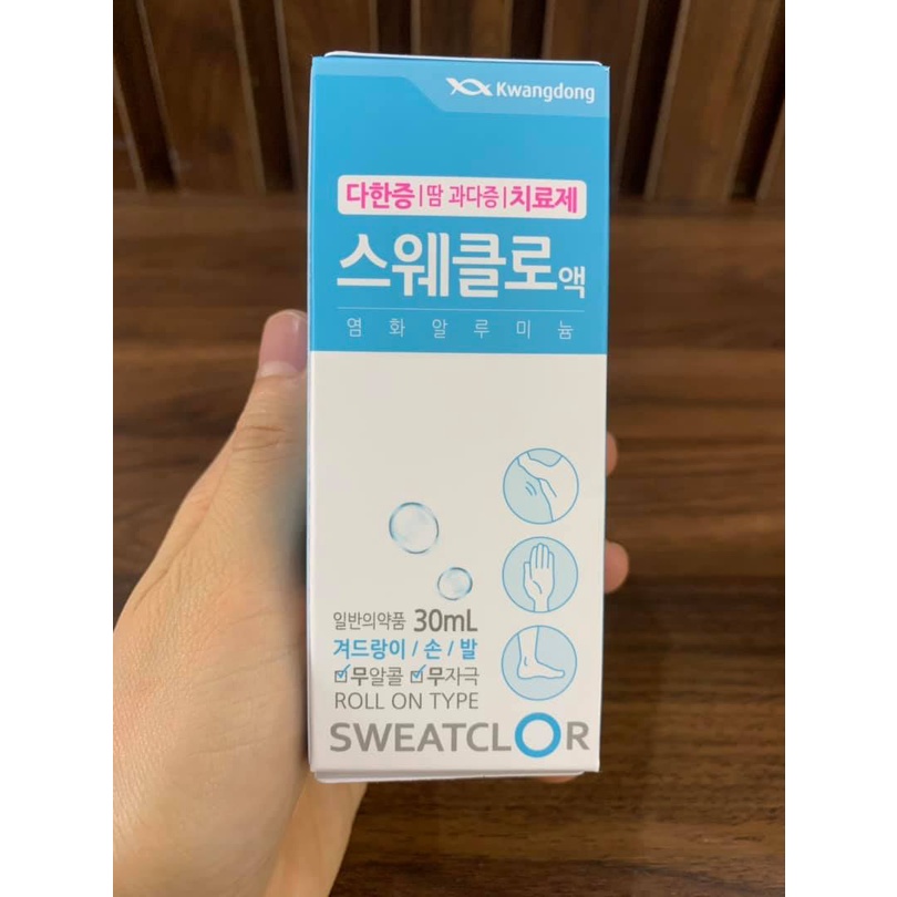 Lăn Khử Mùi Kwangdong Sweatclor 30ml Hàn Quốc