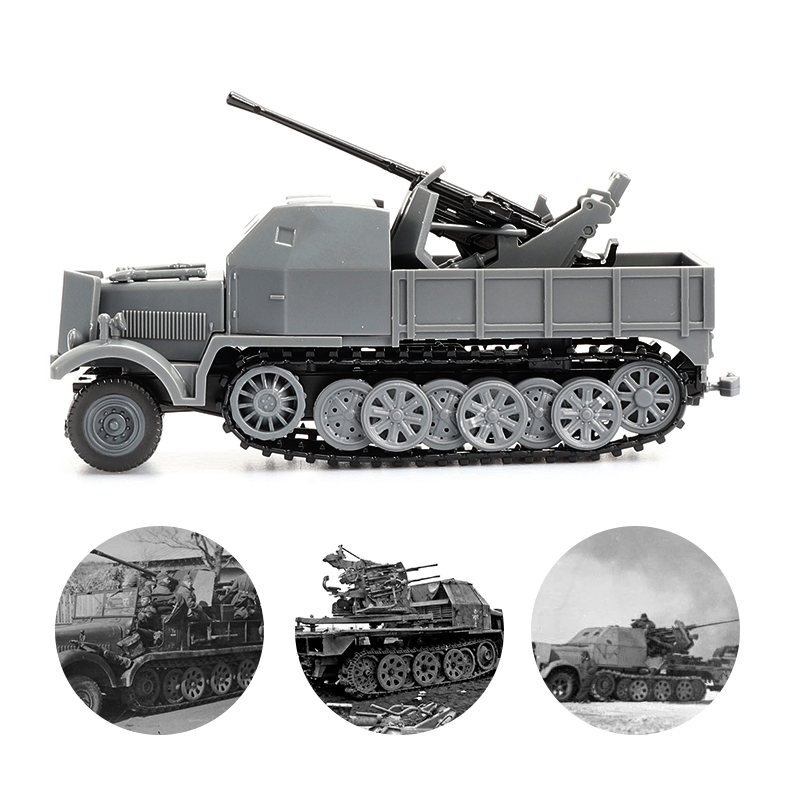 Bộ Đồ Chơi Lắp Ráp Mô Hình Tàu Chiến Đức Sd.Kfz.7 / 2 4d Tỷ Lệ 1 / 72
