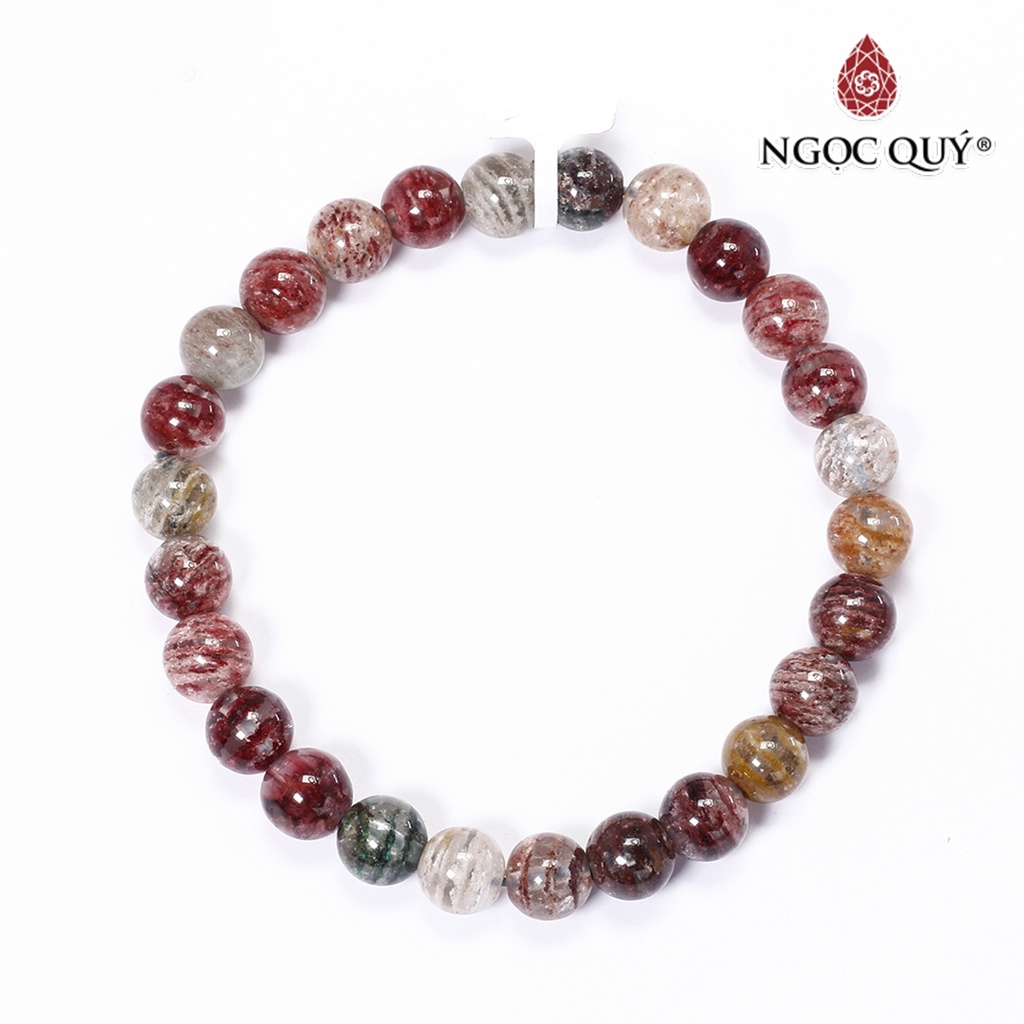 Vòng tay trơn TA ưu linh đa sắc - Ngọc Quý