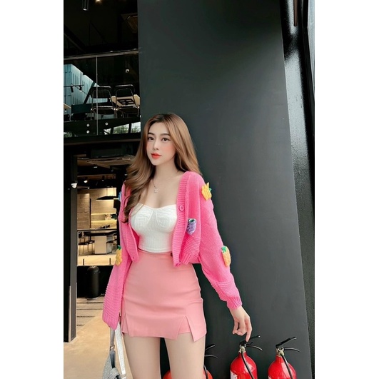 Áo Khoác Cadigan Len Lông Dứa Quảng Châu L1