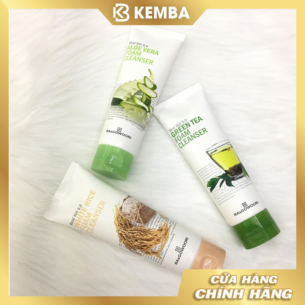 Sữa Rửa Mặt Real Kill Hàn Quốc 9.9 Ra&Gowoori  KEMBA