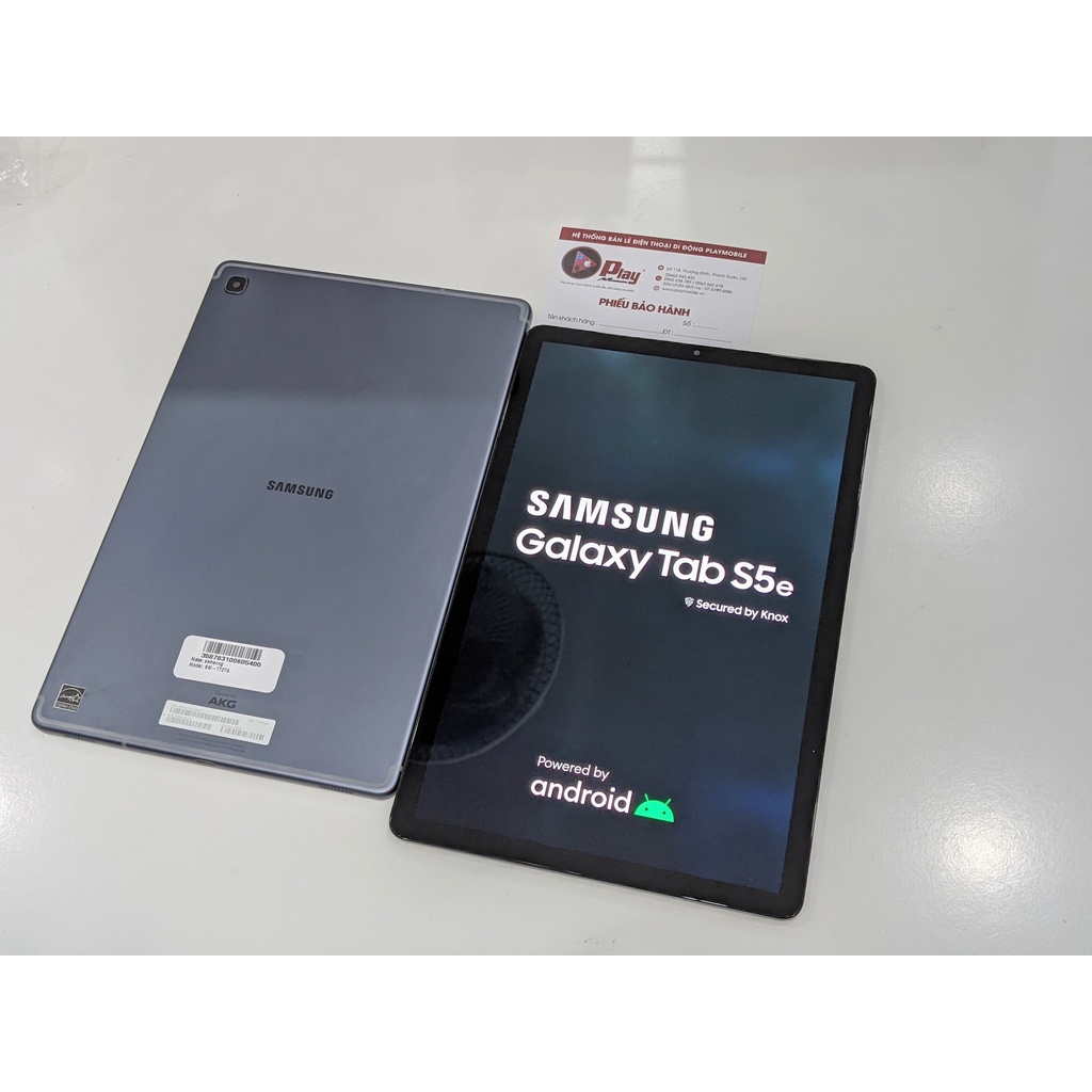 Máy tính bảng Samsung Galaxy Tab S5e LTE 10.5'' Ram 4GB bộ nhớ 64GB || Nguyên Zin kèm đủ Phụ kiện tại Playmobile