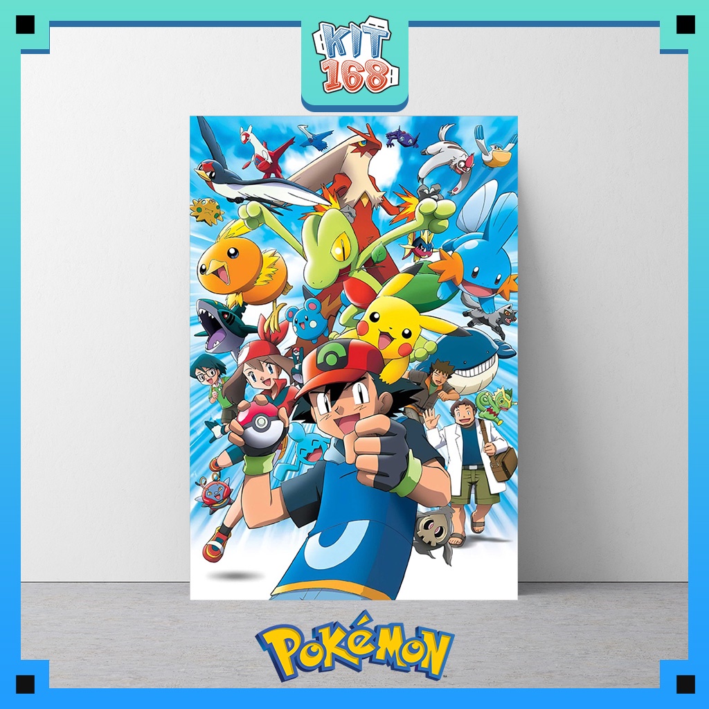 Poster Hình Pokemon và những người bạn ver 3 (POSPIC-0092)