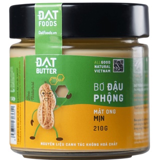 Bơ đậu phộng mật ong mịn/ hạt 210g