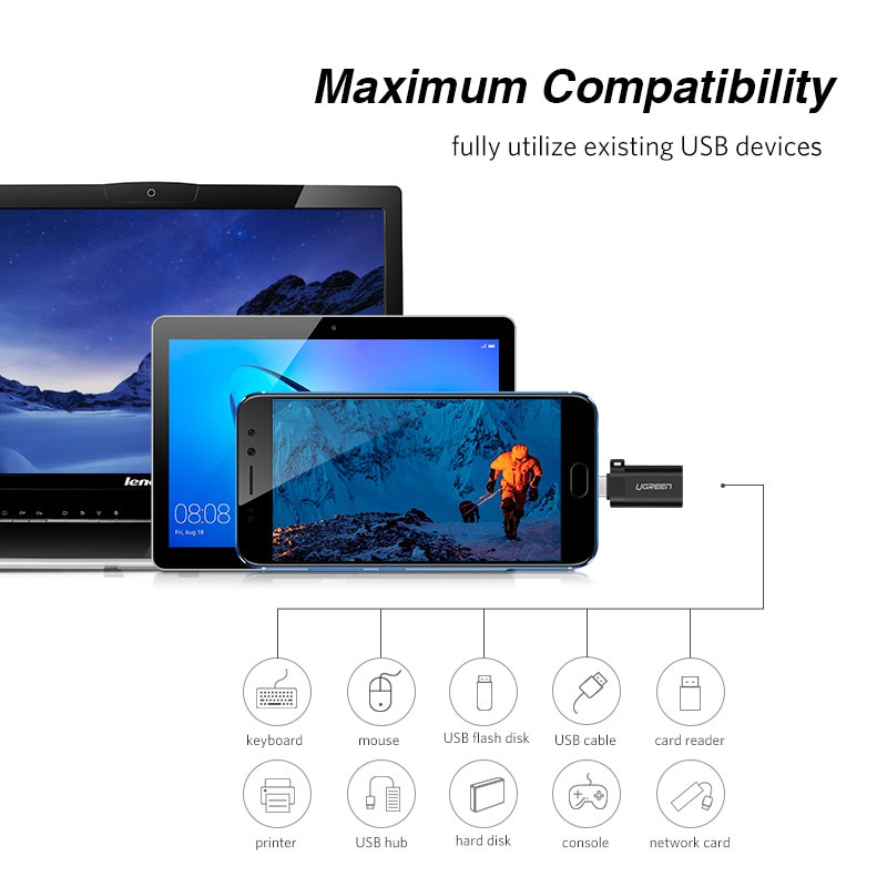 Ugreen Cáp Chuyển Đổi Usb Type C Sang Usb 3.0 Cho Samsung S22