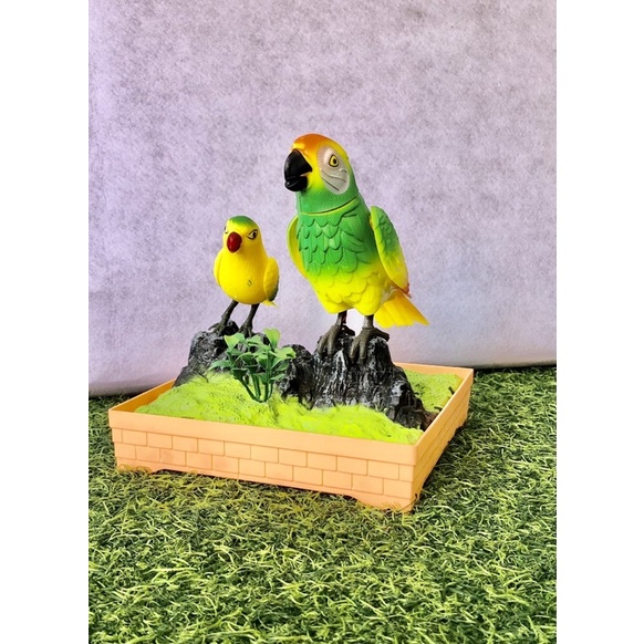 🐦🐦Lồng chim điện tử cảm ứng tự động hót và nhún nhảy khi nghe tiếng động 🎶🎶