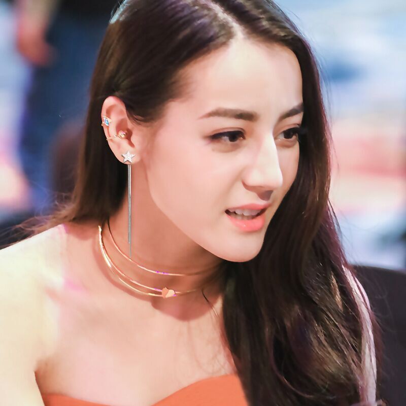 YU28 Bông tai ngôi sao dài sang chảnh