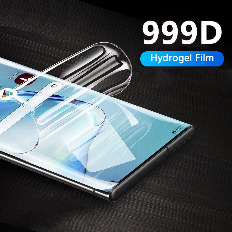 Miếng Kính Hydrogel + Miếng Dán Bảo Vệ Camera Cho Samsung Galaxy Note 20 S20 S21 S22 Ultra FE S10 S9+ 10 9 8 Lite A13 A33 A53 A73 A02 A03 A50s A21s A72 A52 A32 45G A51 A71