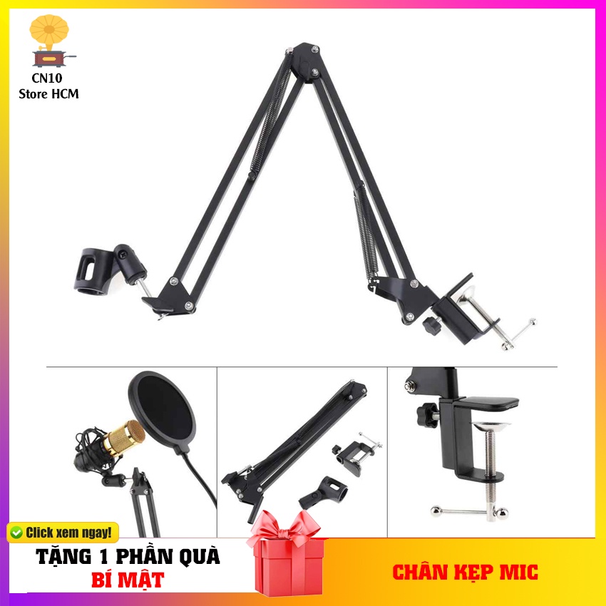 Giá đỡ micro livestream thu âm cố định chắc chắn CN10 loại có hộp