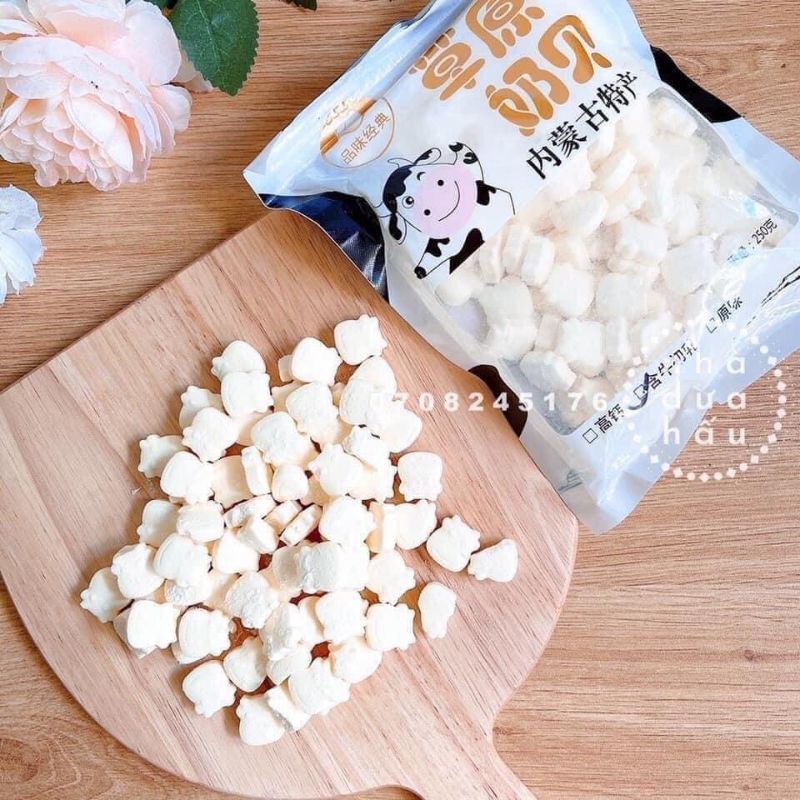 sỉ 1 thùng kẹo sữa bò non mông cổ 18 gói x250g gói / 512k