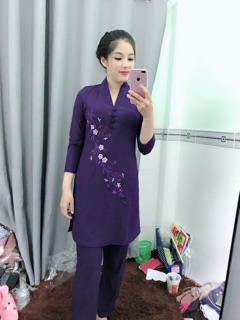 ĐỒ LAM ĐI CHÙA # THUN CÁCH TÂN HOA THÊU