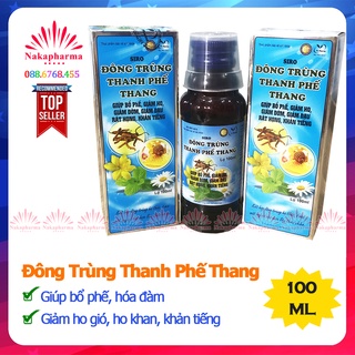 Siro ho Đông Trùng Thanh Phế Thang – Giúp bổ phế, hóa đàm, giảm ho gió, ho khan, khản tiếng