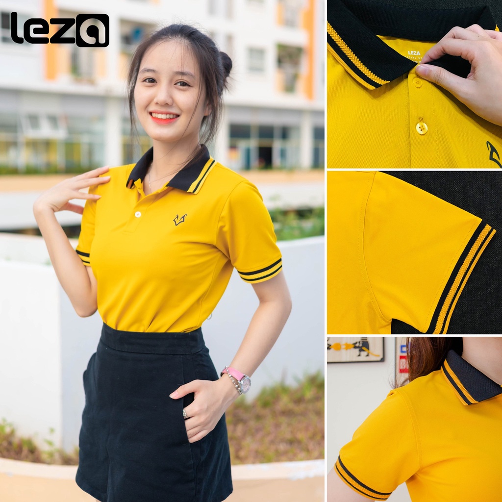 Áo Polo Nam, Áo Polo Nữ Cao Cấp Thương Hiệu Leza Đa Dạng Màu Sắc, Size Phù Hợp Với Nhiều Lứa Tuổi