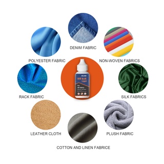  30ml Fabric Sew Glue Liquid Sewing Solution Kit Fast Tack Dry 【Bluey】