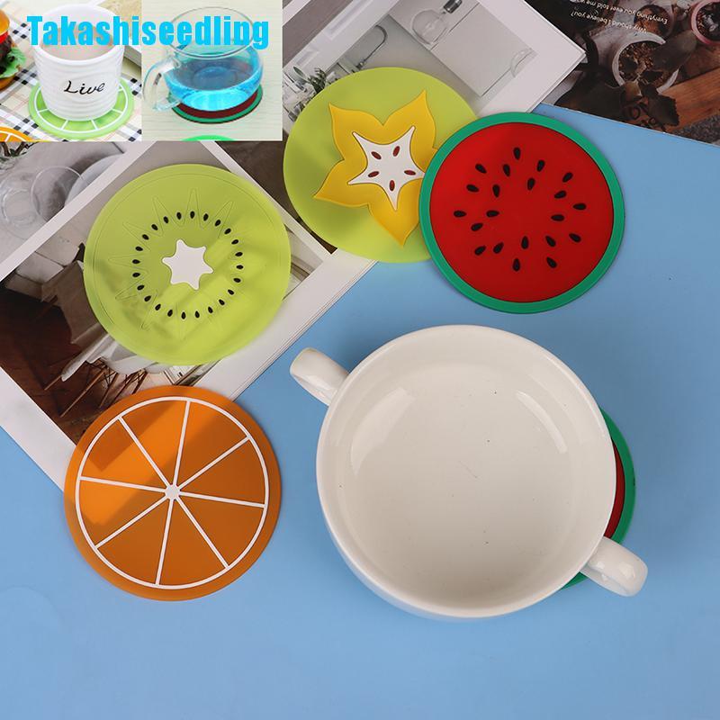 Bình Nước Silicone Cách Nhiệt Hình Trái Cây Xinh Xắn