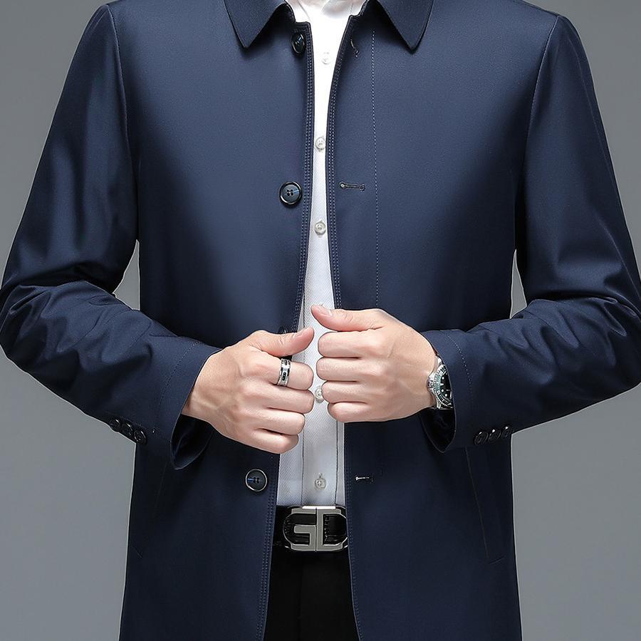 # Áo Khoác Nam# Áo Khoác Thiết Kế Mới Thời Trang Mùa Xuân Thu Dành Cho Nam Trung Niên# Áo Nam Mỏng