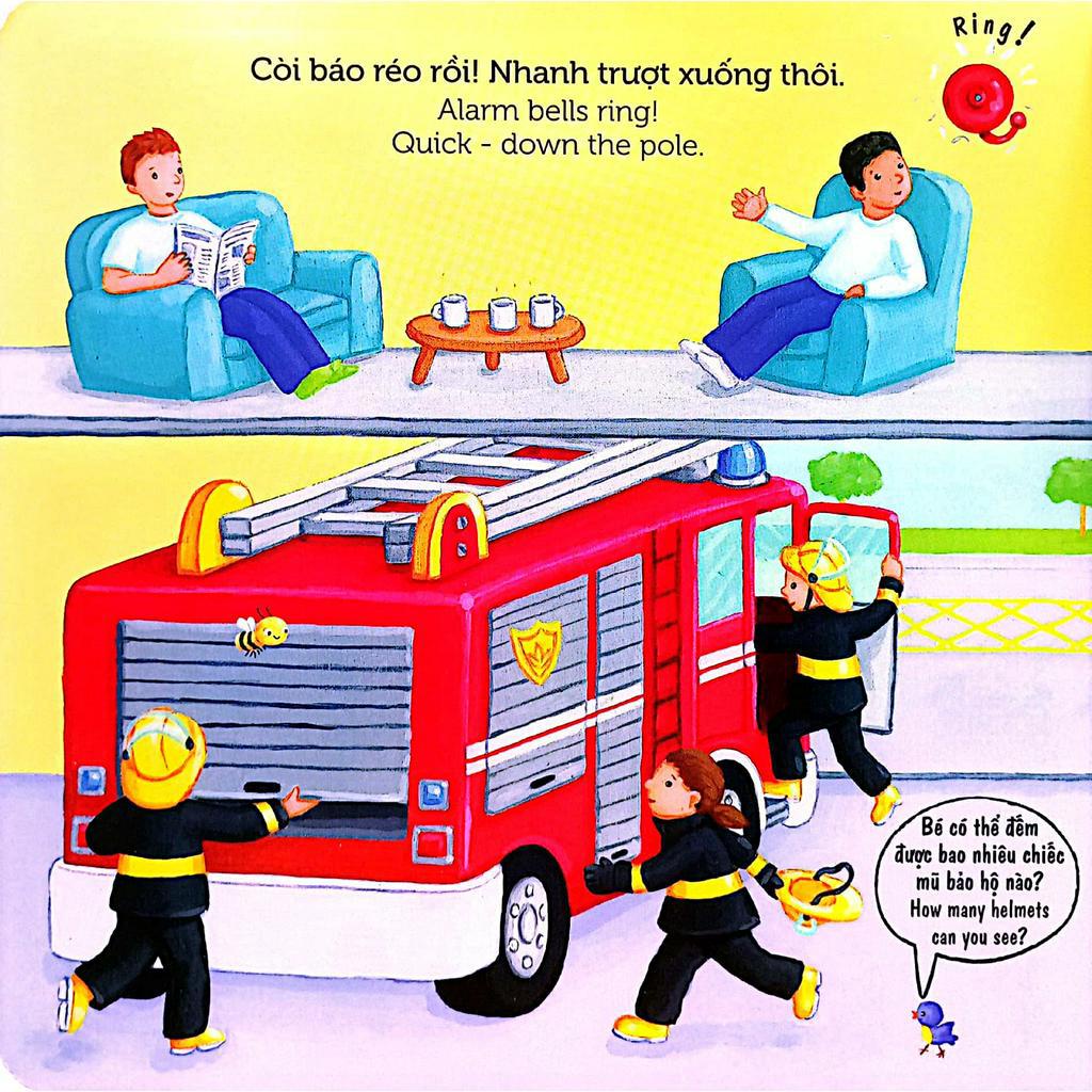 Sách chuyển động - Trạm cứu hóa - Busy Fire Station