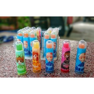 Kẹo Son Môi Hình Công Chúa  Khay 30 chiếc Nhiều Màu