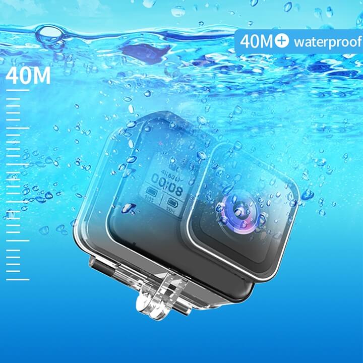 Case chống nước gopro 3/4/5/6/7/8/9/10 chống nước cao cấp lên tới 45m