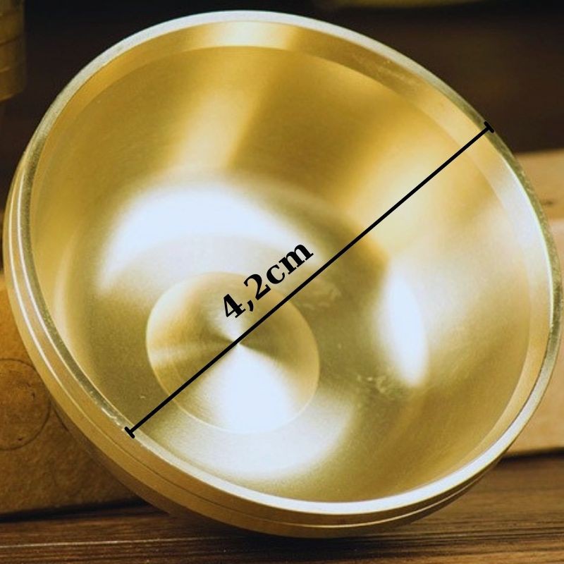 Chén đồng phong thủy 🚛FREESHIP🚛 dùng trong Thờ cúng - kích thước chén đồng 4,2cm