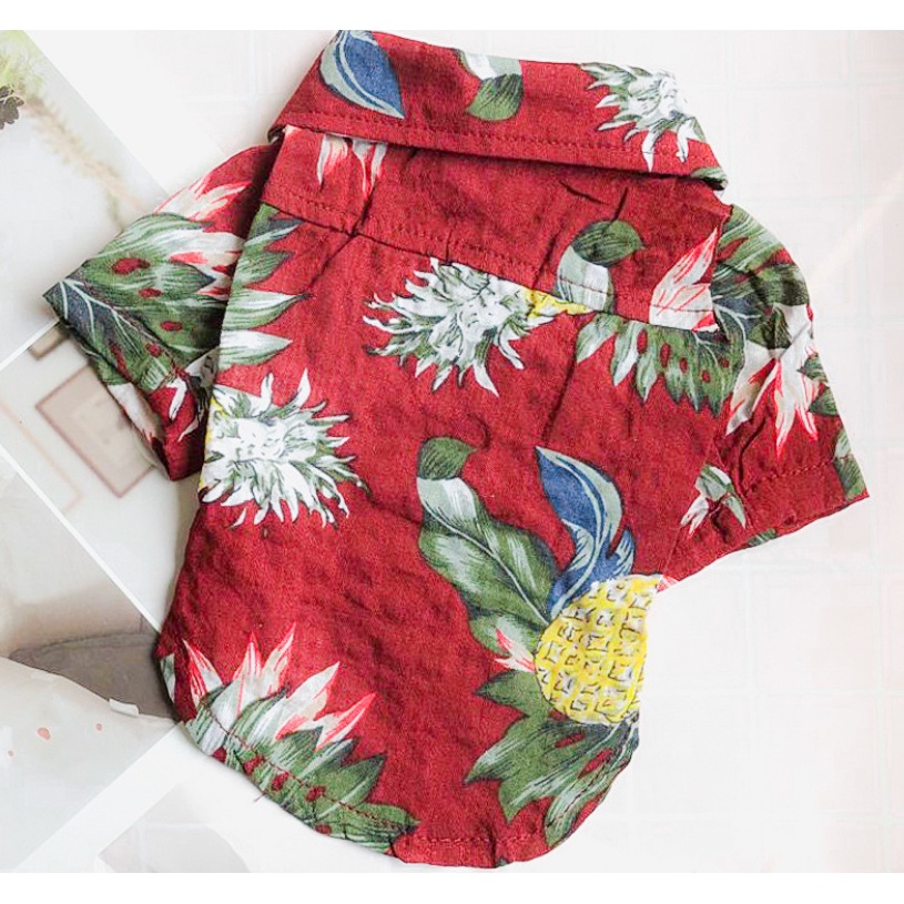 ÁO CHO CHÓ MÈO THỜI TRANG HAWAI -  LOVE PETS SHOP