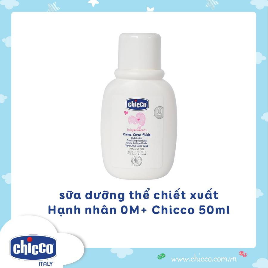 Sữa dưỡng thể chiết xuất hạnh nhân Chicco 0m+