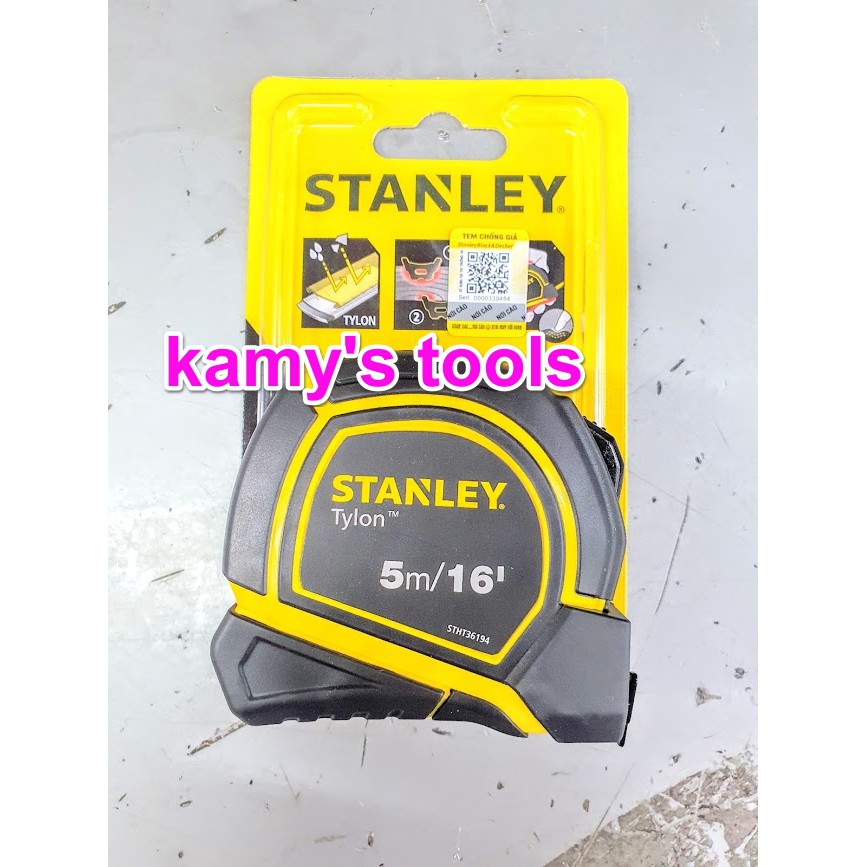 Thước Cuộn 5m Stanley Bản 19mm Stht36194 (Thước Dây 5m, Thước Kéo 5m)