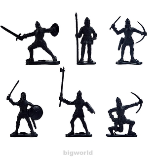 28pcs/lot Static DIY Mini Home Gifts Play Medieval Kids Toy Soldier Model